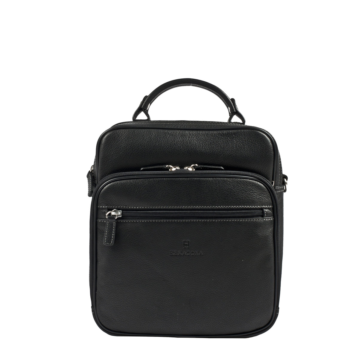 Sacoche main en cuir Confort Hexagona