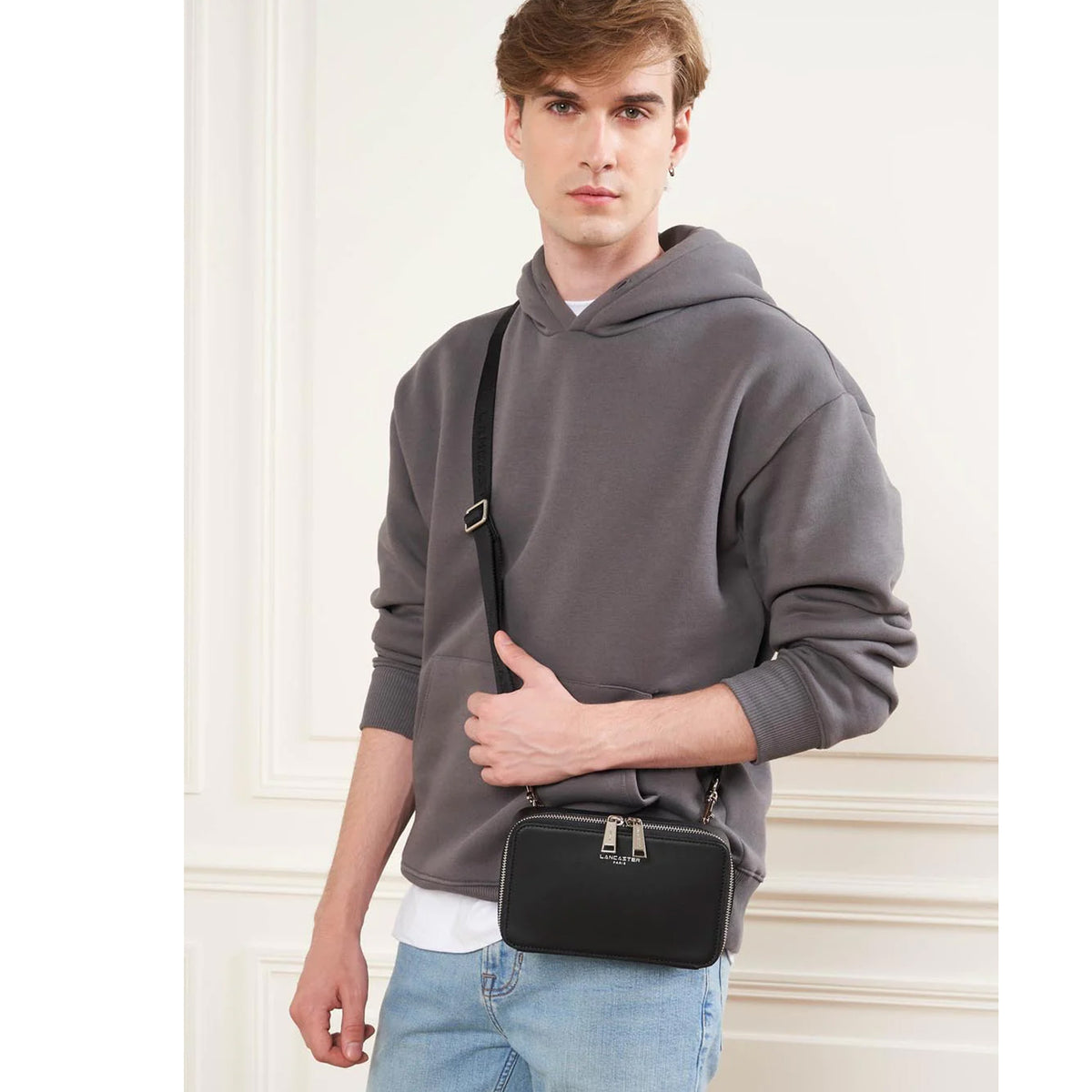 Sacoche en cuir Paris Homme Lancaster – vue 4