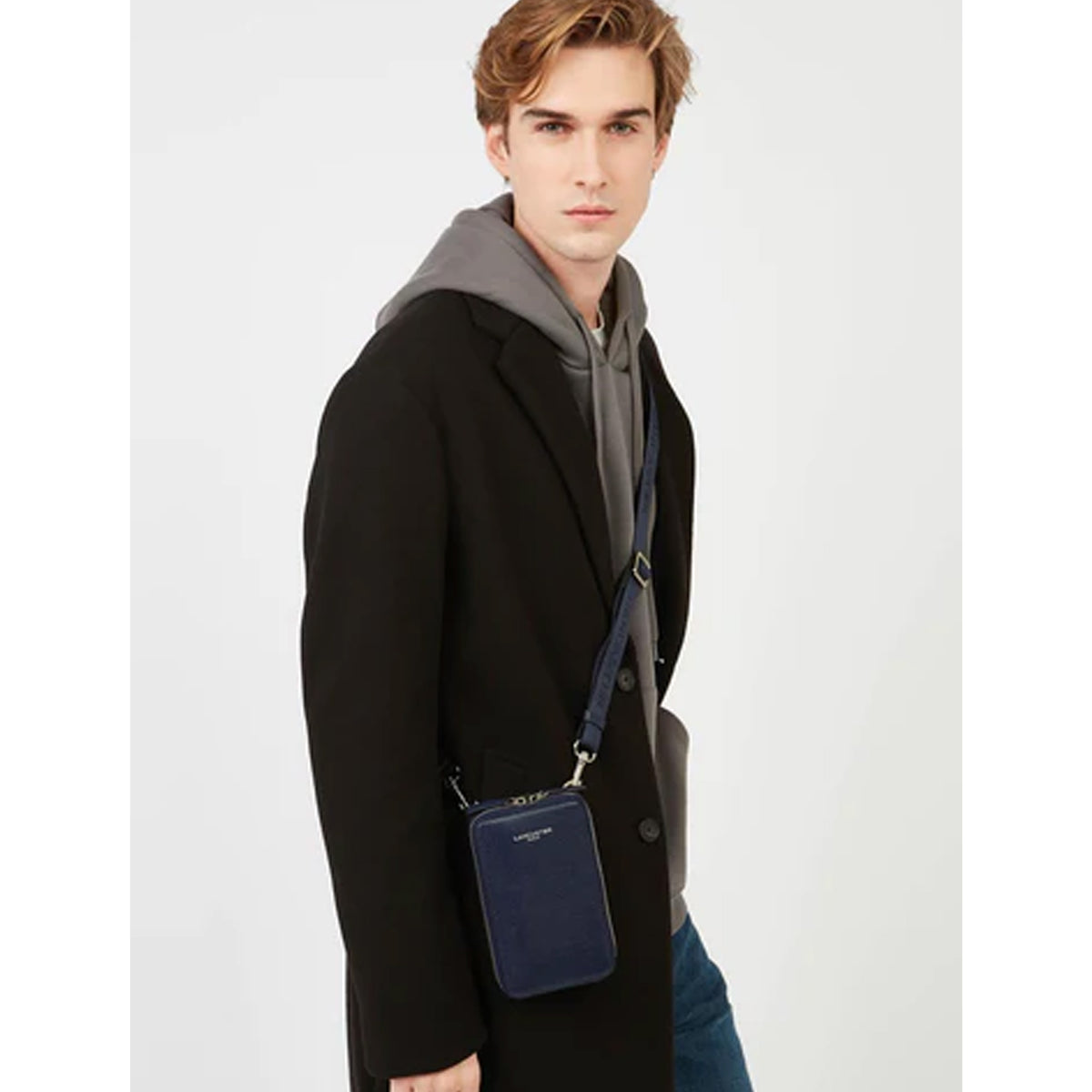 Petite sacoche en cuir Lucas Lancaster – vue 5