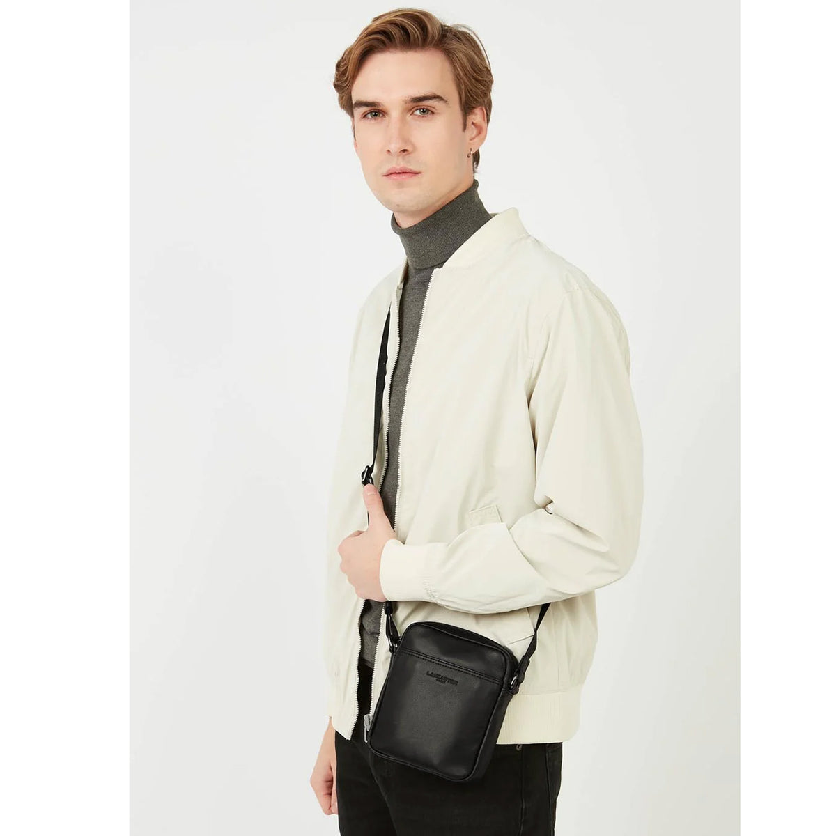 Sacoche en cuir Soft Vintage Lancaster – vue 4