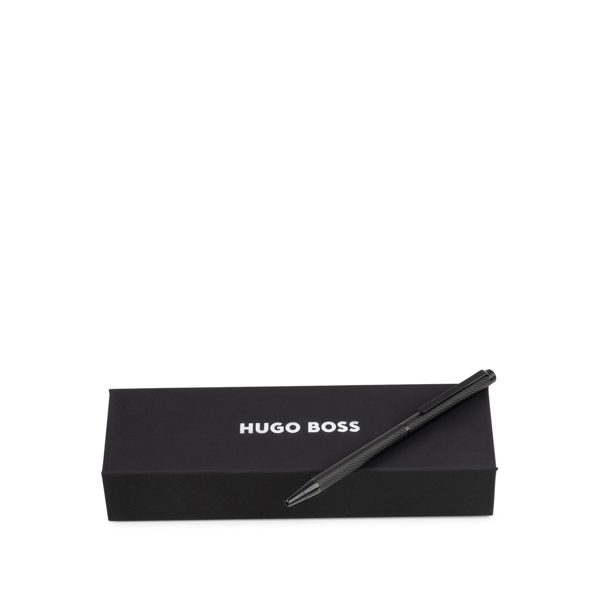 Stylo bille métal noir Cloud Hugo Boss – vue 2