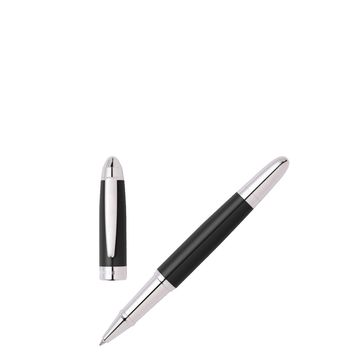 Stylo roller métal noir Icon Hugo Boss – vue 2
