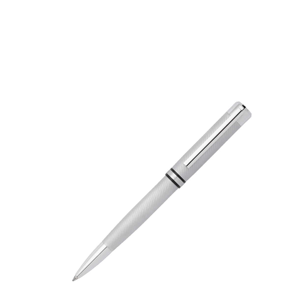 Stylo bille métal chrome Filament Hugo Boss