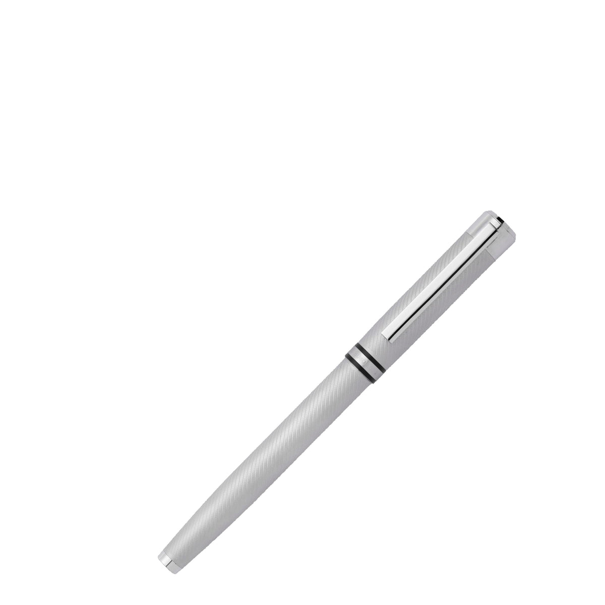 Stylo roller métal chrome Filament Hugo Boss