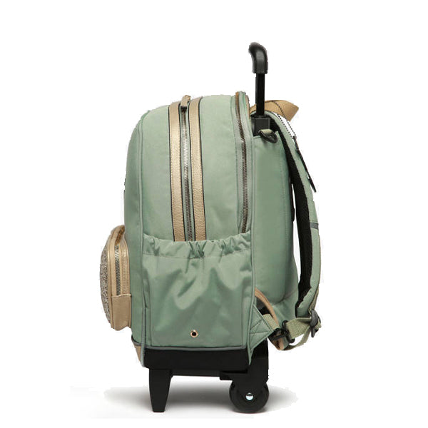 Sac à dos à roulettes 2 compartiments Vintage Fantasy Cameleon – vue 2