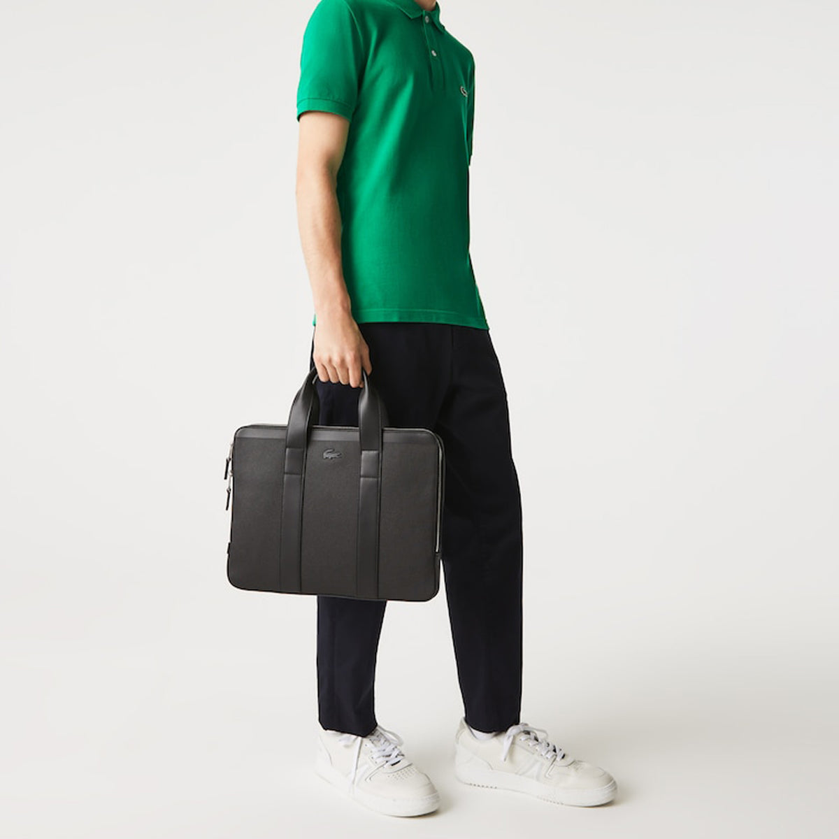 Porte ordinateur en cuir Chantaco Lacoste – vue 6