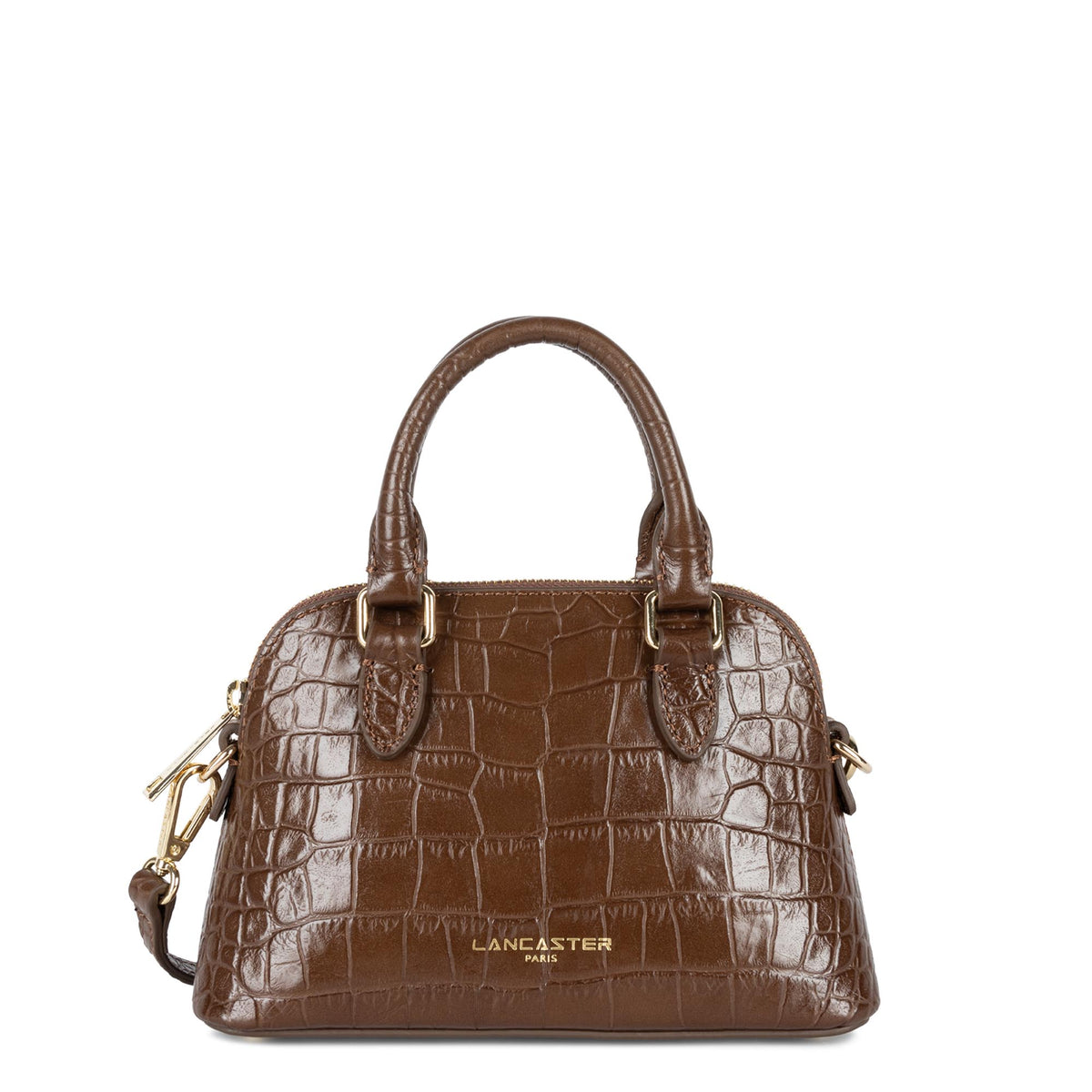 Petit sac demi lune en cuir Exo Lancaster