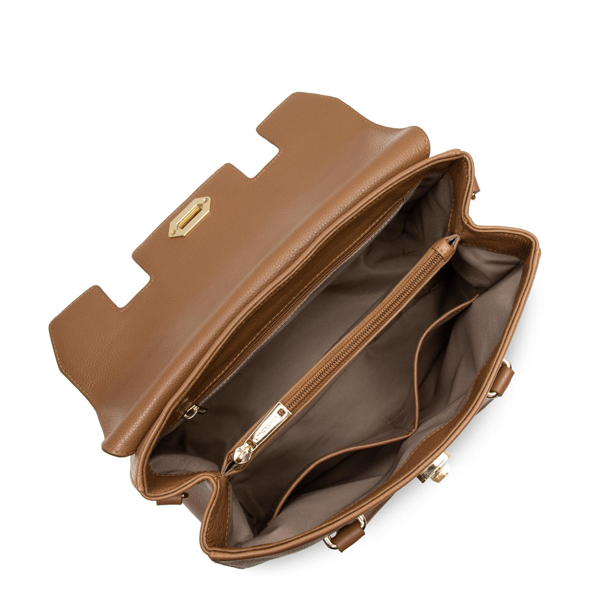 Sac à main en cuir Foulonné Milano Cosmo Lancaster