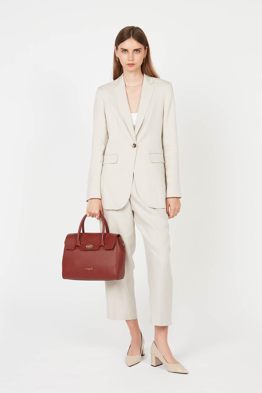 Sac à main en cuir Foulonné Milano Cosmo Lancaster – vue 6