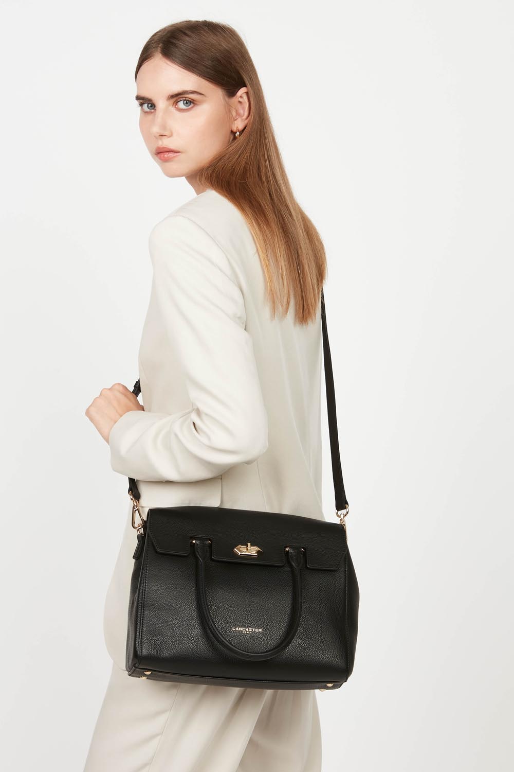 Sac à main en cuir Foulonné Milano Cosmo Lancaster – vue 5