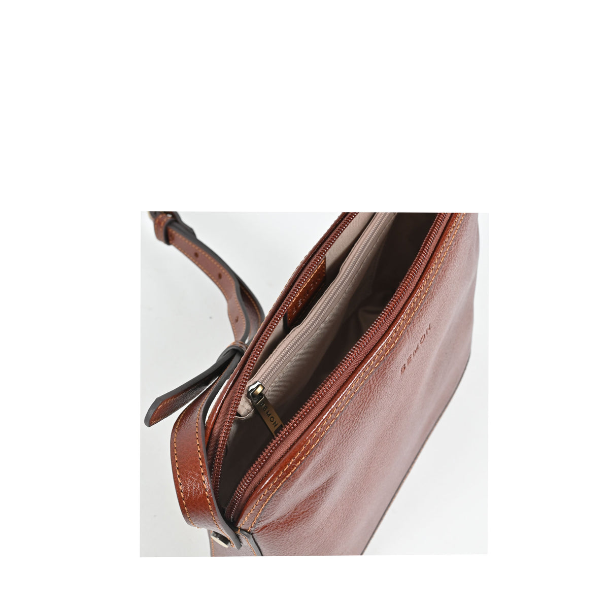 Sac travers cuir Rachel Bemon – vue 8