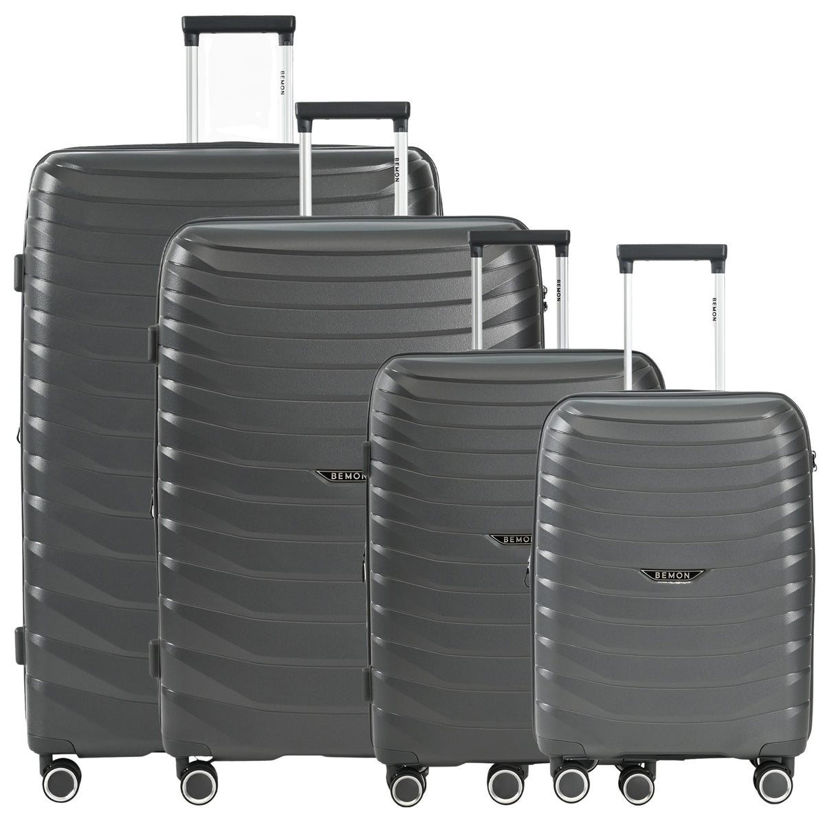 Lot de 4 valises 55cm, 66.5cm, 76cm et 85cm Paris Bemon