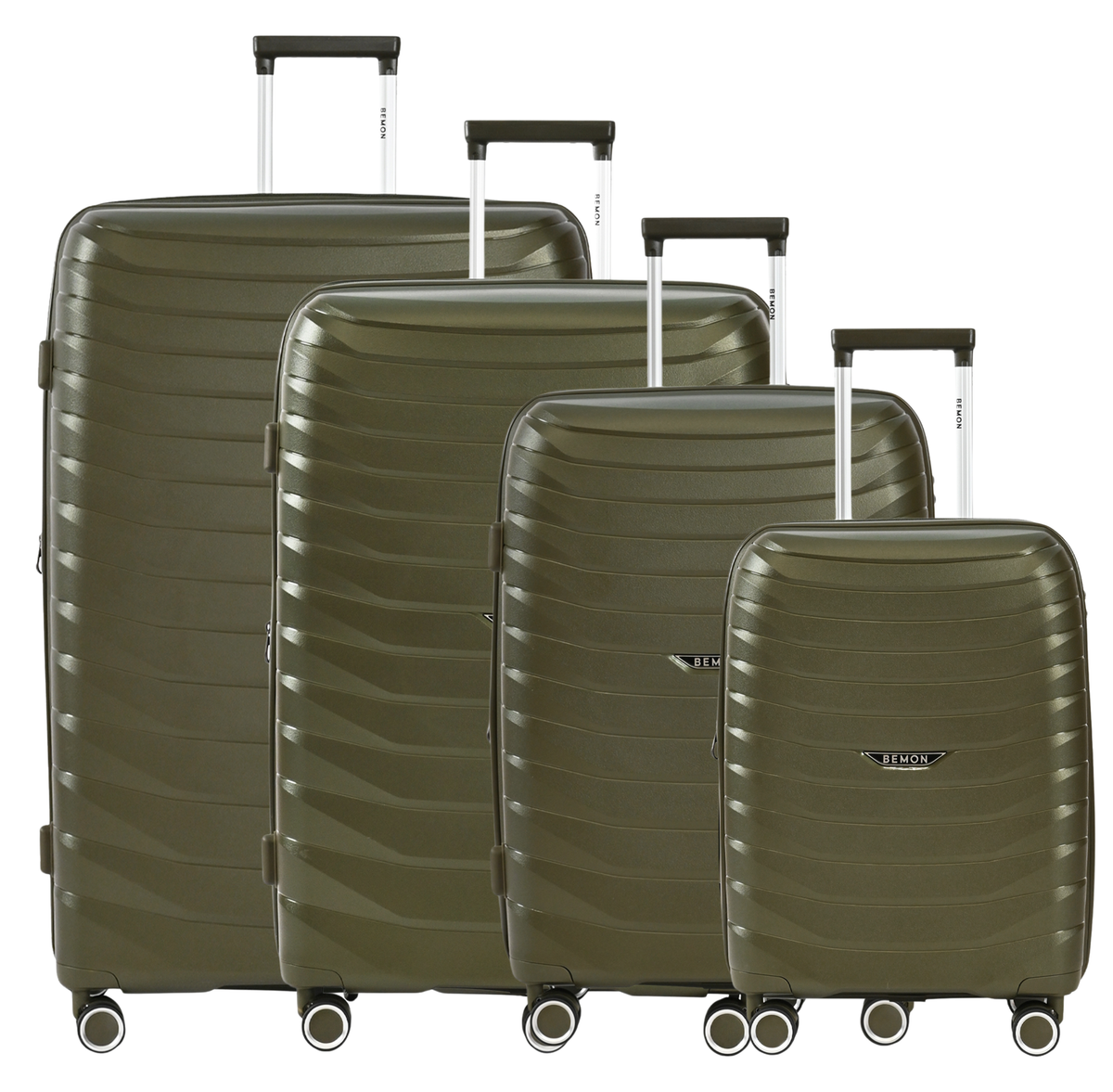 Lot de 4 valises 55cm, 66.5cm, 76cm et 85cm Paris Bemon