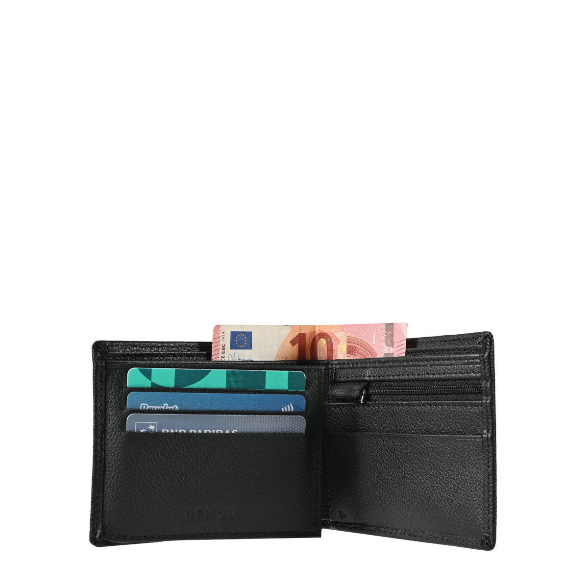 Portefeuille italien en cuir Enzo Bemon 3 volets – vue 4