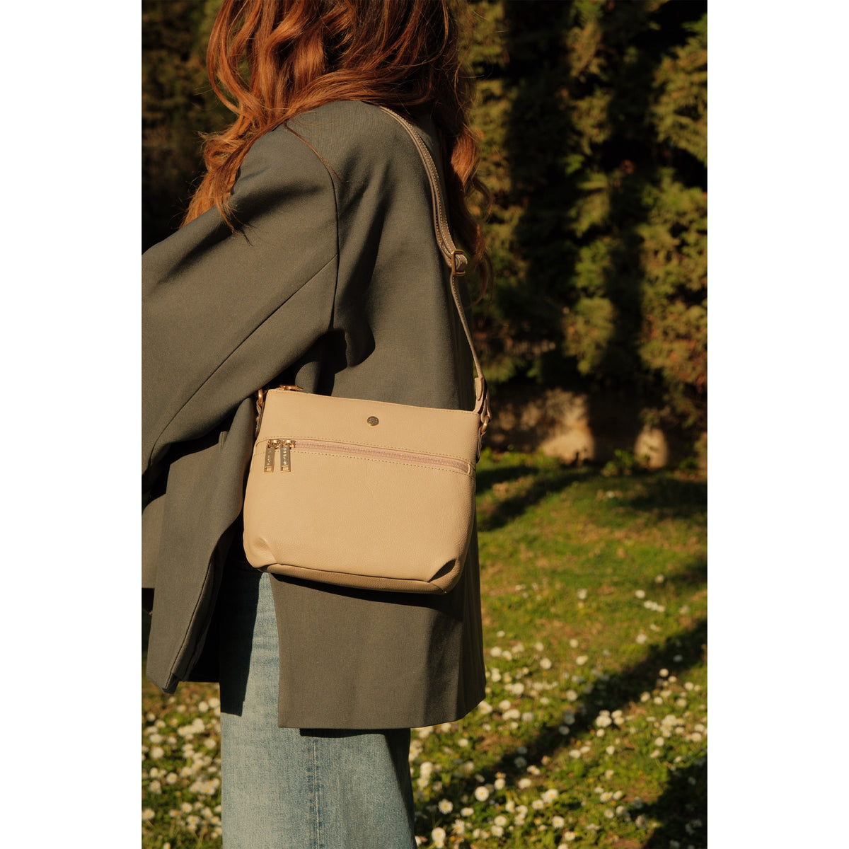 Sac travers en cuir Jacqueline Bemon – vue 8