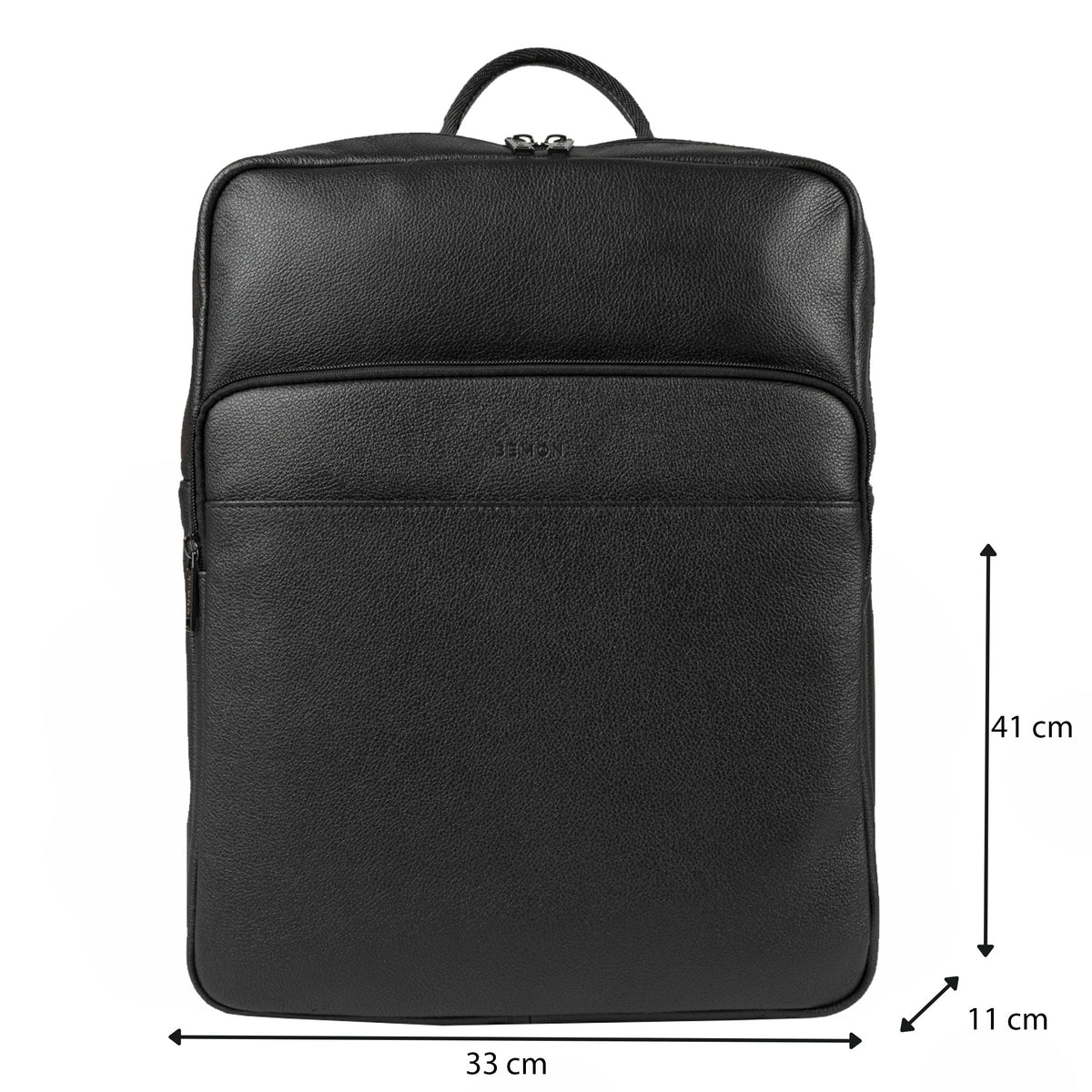 Sac à dos en cuir Enzo Bemon – vue 6