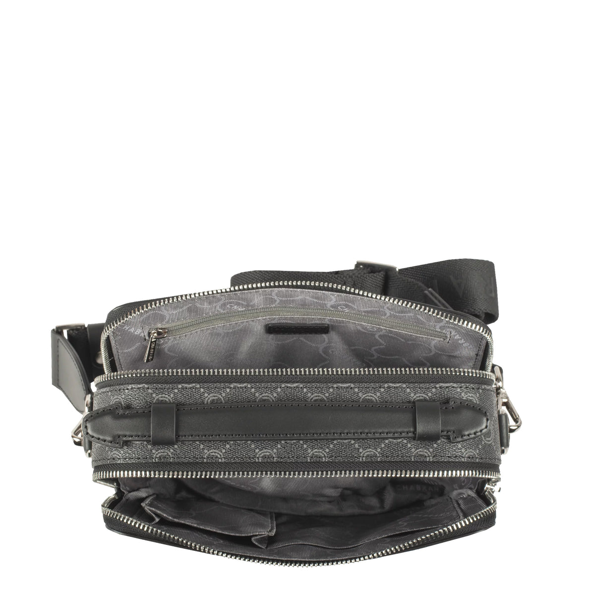 Sacoche en toile garnie cuir Icone Chabrand – vue 3