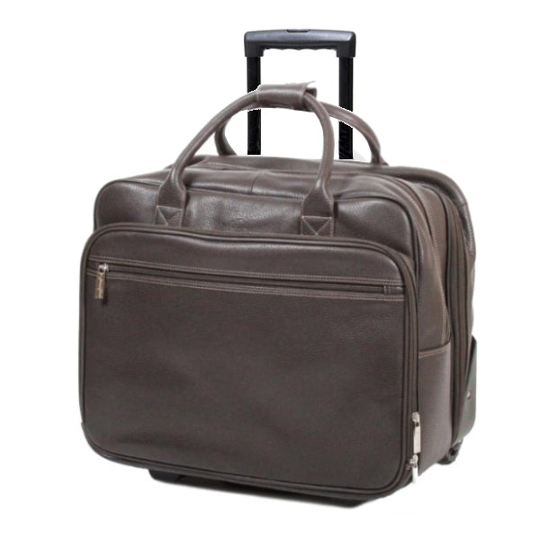 Pilot case 2 compartiments en cuir Golf - Ordinateur 17 pouces
