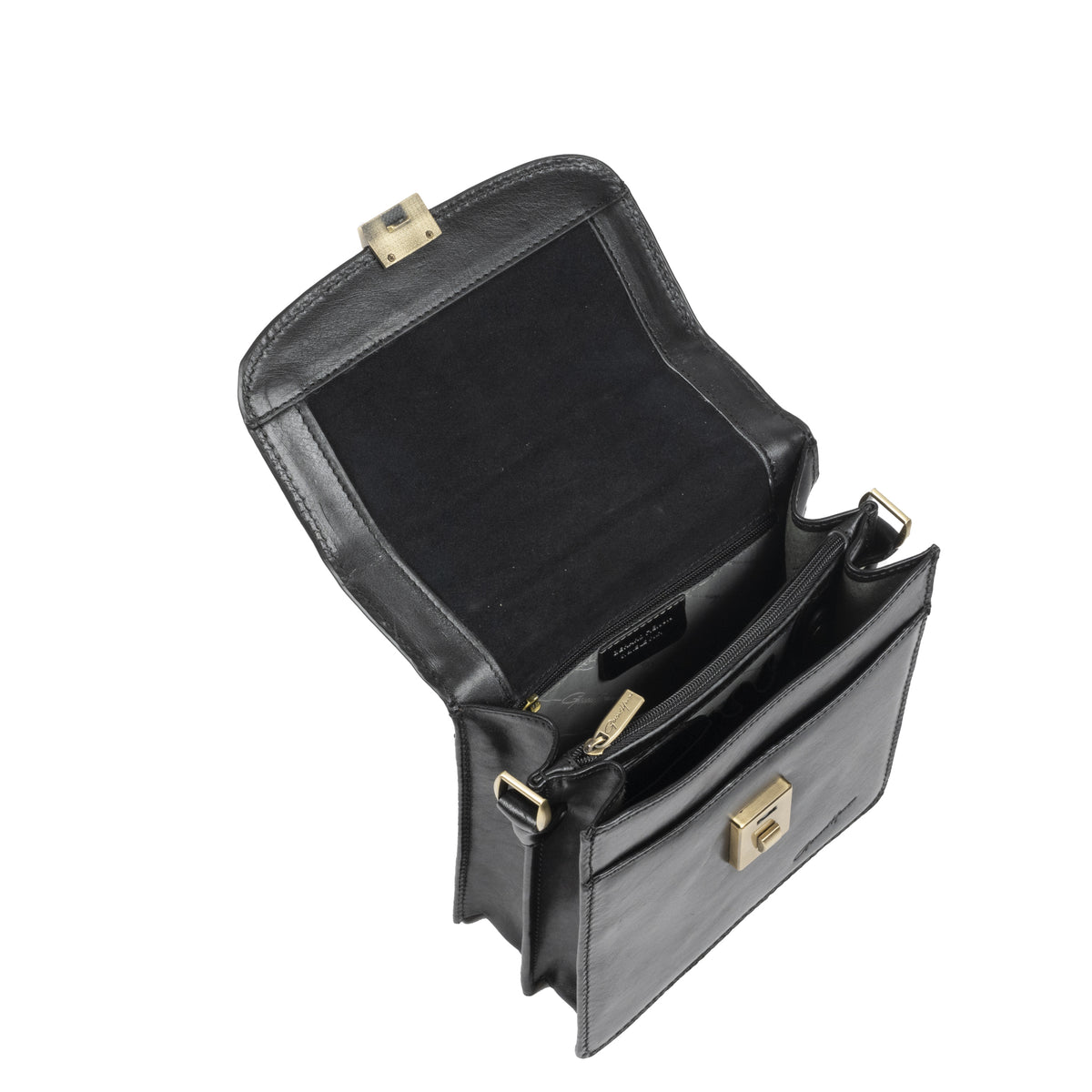 Petite sacoche Executive vachette Gerard Henon – vue 5