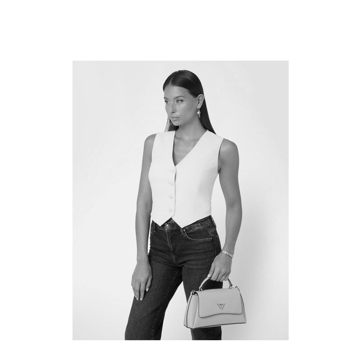 Sac à main Eco Gloriana saffiano Guess – vue 3