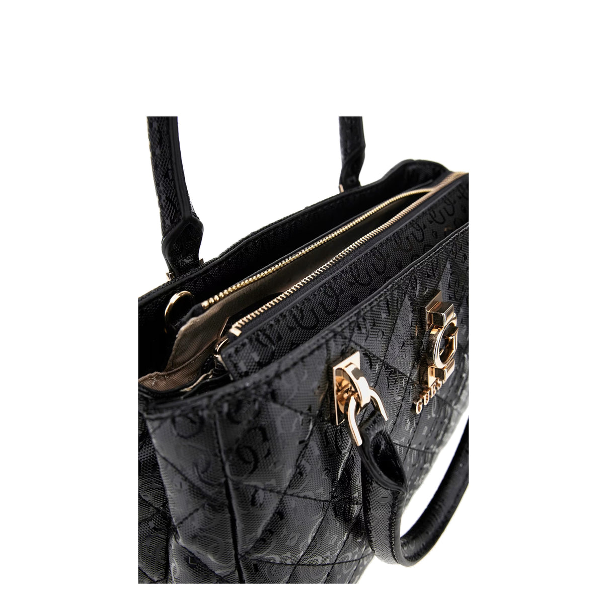 Sac à main Bessey logo 4G verni Guess – vue 4