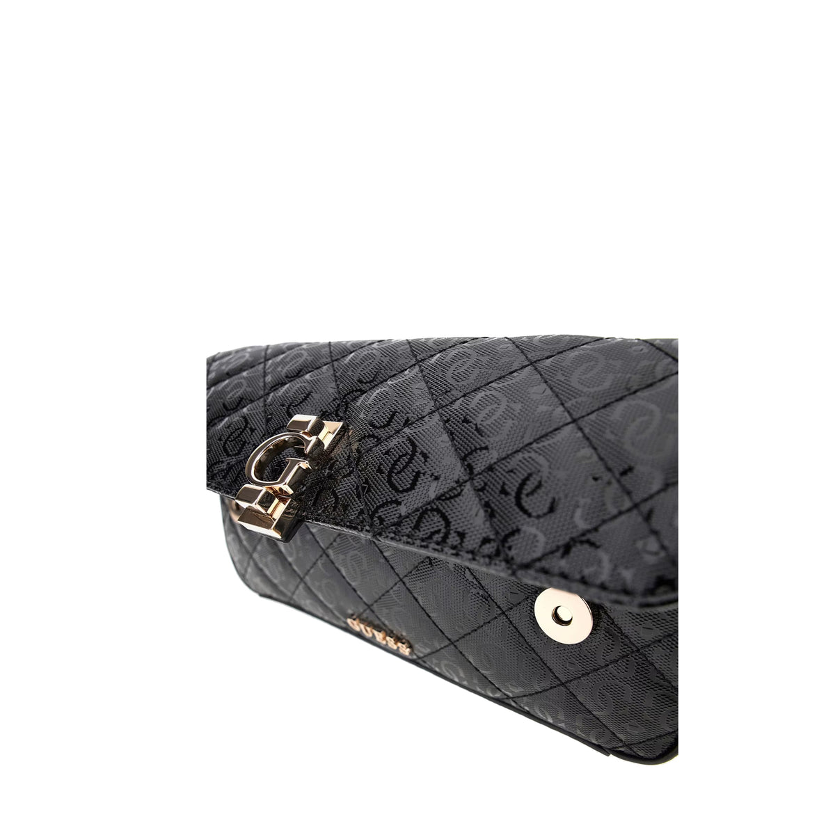 Mini sac à bandoulière Bessey logo 4G verni Guess – vue 3