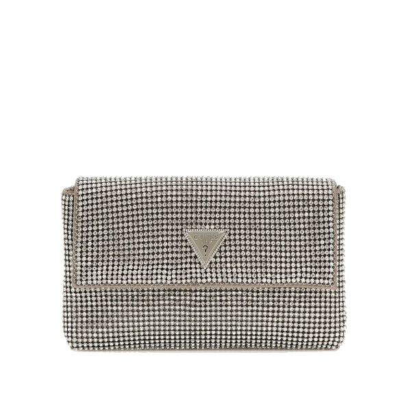 Mini sac à bandoulière Zalina strass Guess