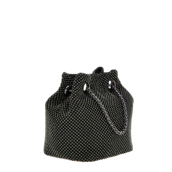 Mini sac seau zalina strass Guess – vue 2