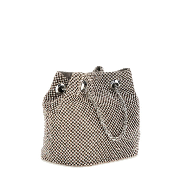Mini sac seau Zalina strass Guess – vue 2