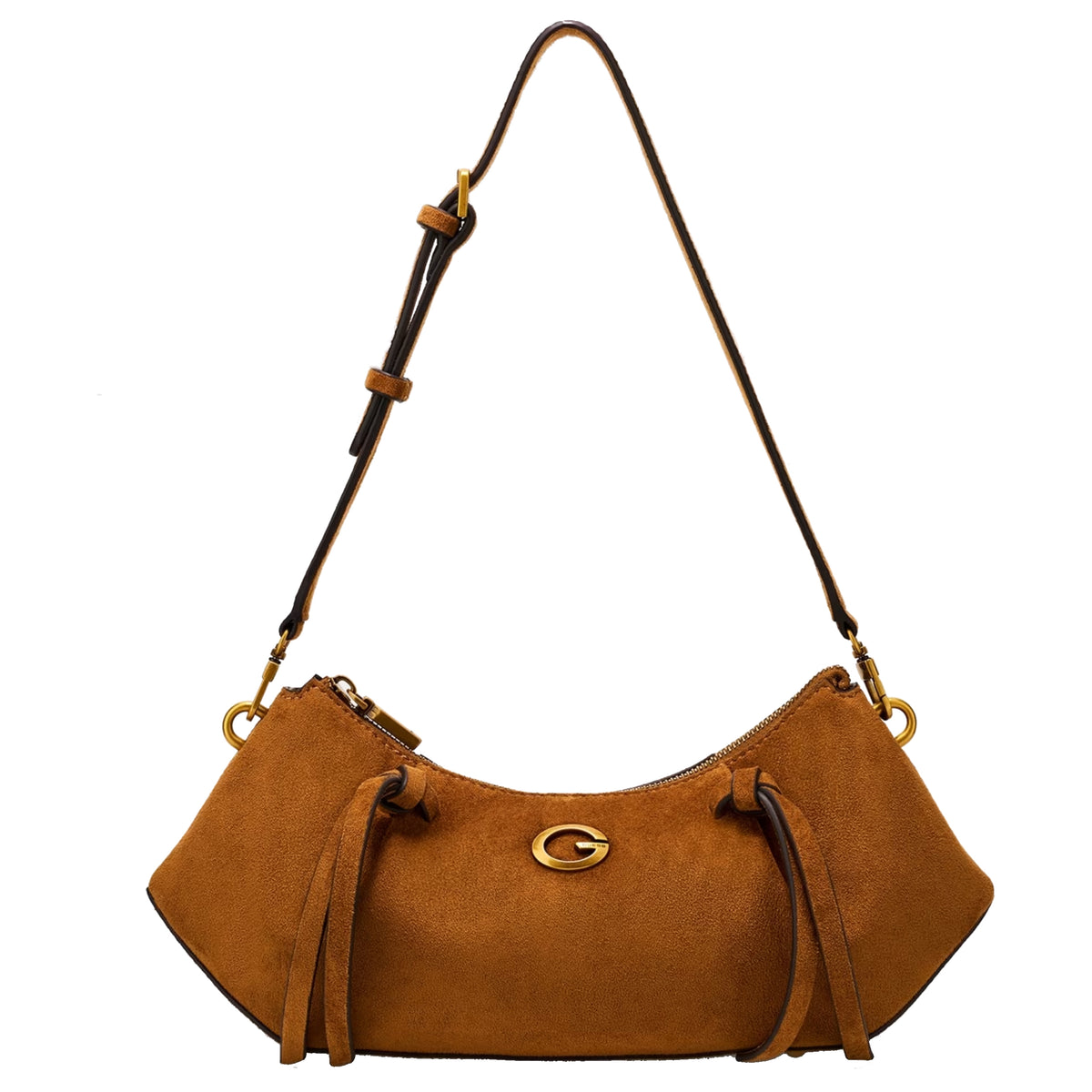 Guess Allegra Suede Crossbody Bag