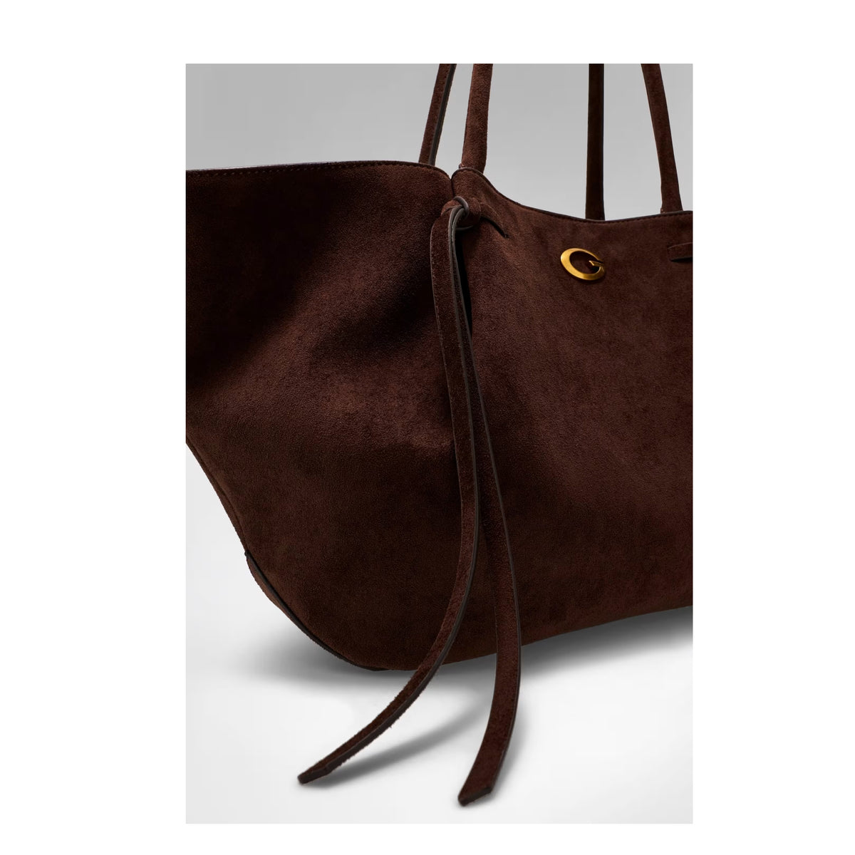 Guess Allegra Suede Tote Bag