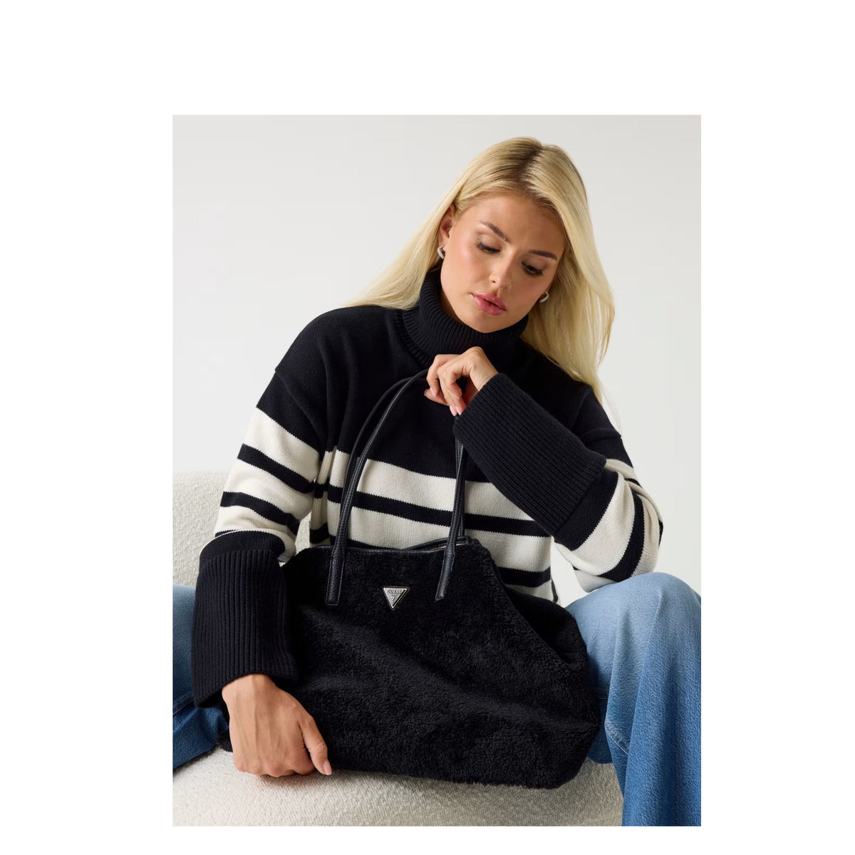 Shopping Victtoria fourrure synthétique Guess – vue 2