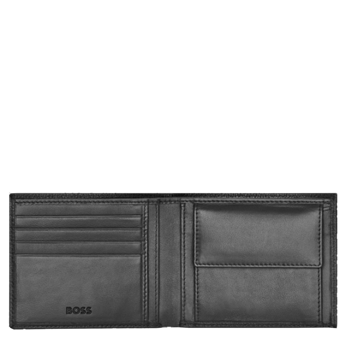 Portefeuille italien en cuir Classic Grained Hugo Boss – vue 3