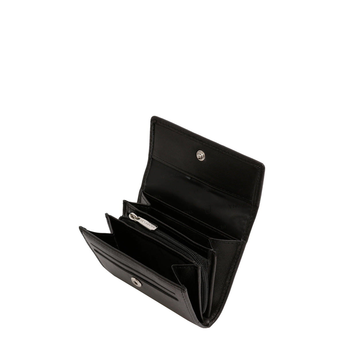 Porte monnaie en cuir Soft Hexagona – vue 3