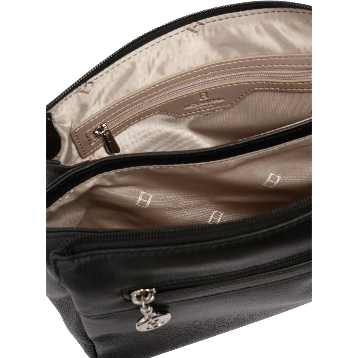 Sac porté travers en cuir Confort Hexagona – vue 4