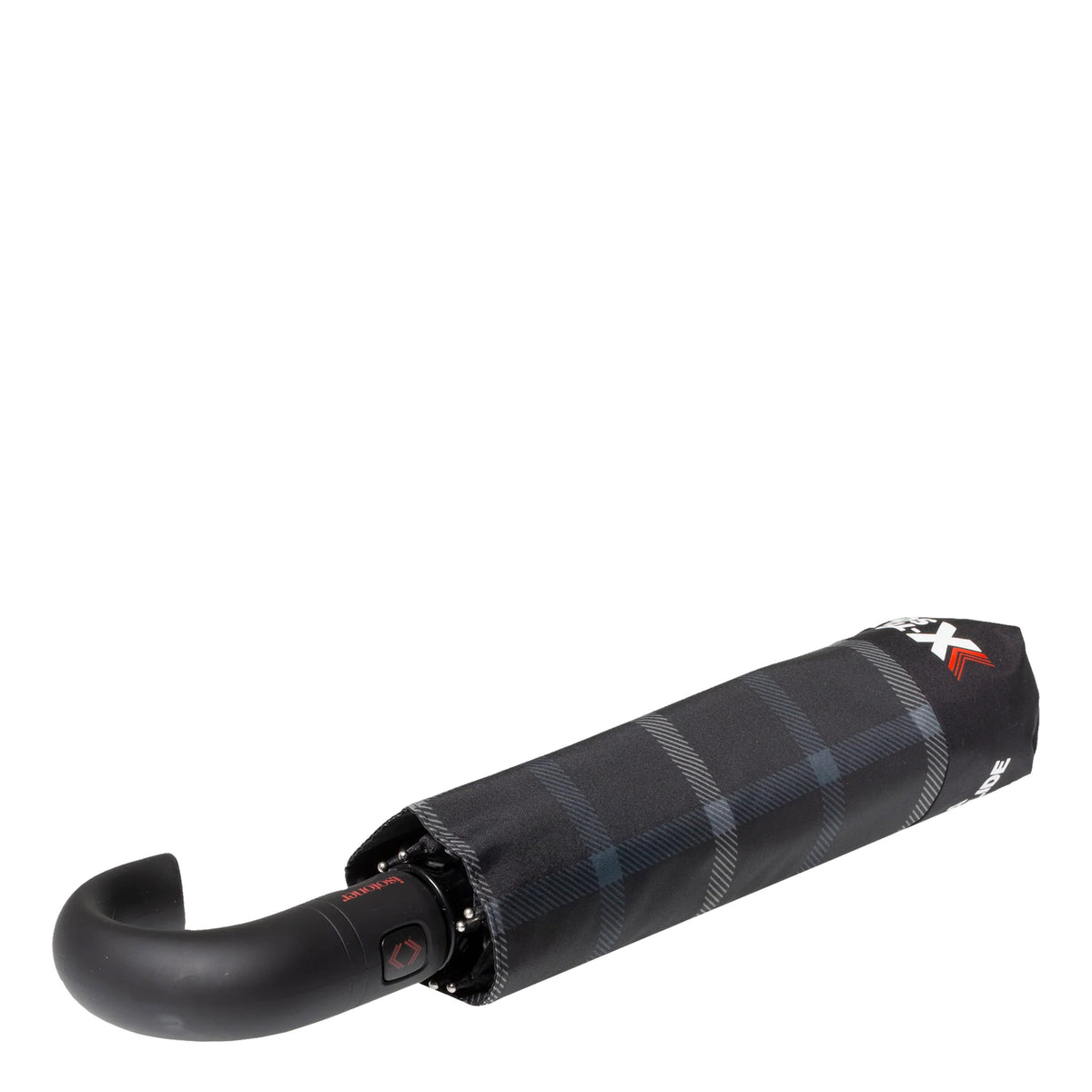 Parapluie pliant automatique Crook X-tra Solide Isotoner