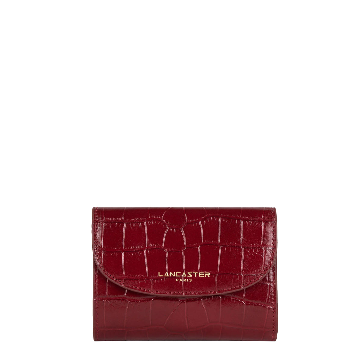 Portefeuille en cuir Exotic Croco Lancaster