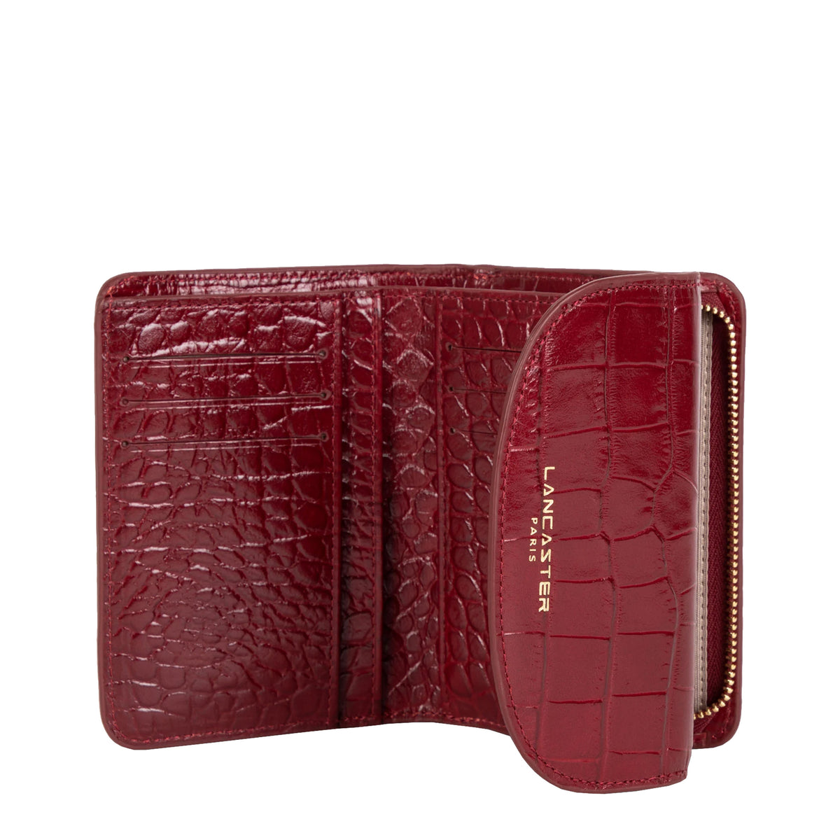 Portefeuille en cuir Exotic Croco Lancaster – vue 3