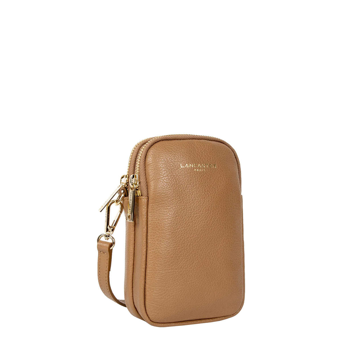 Pochette téléphone en cuir Dune Lancaster – vue 2