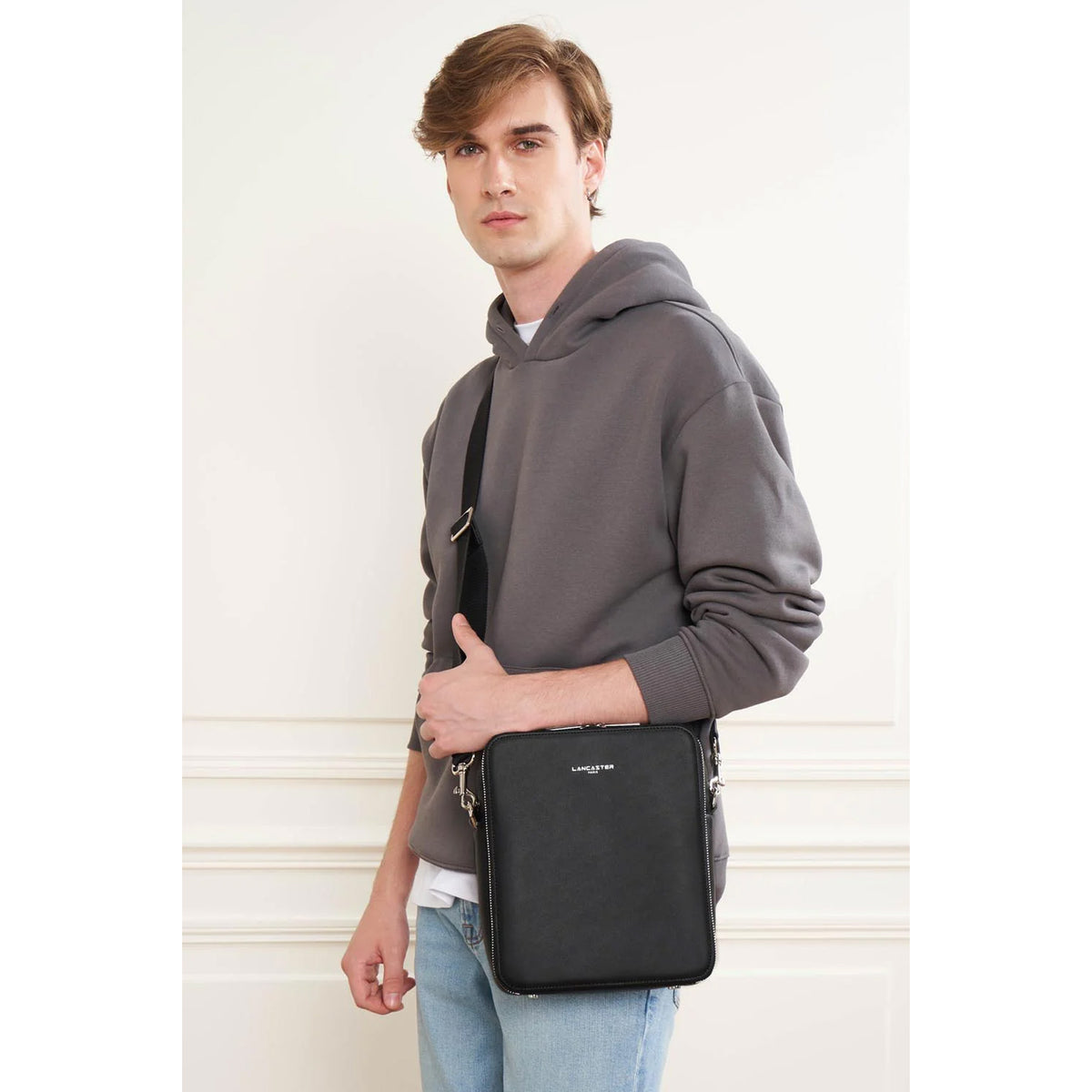 Sacoche en cuir Paris Homme Lancaster – vue 5