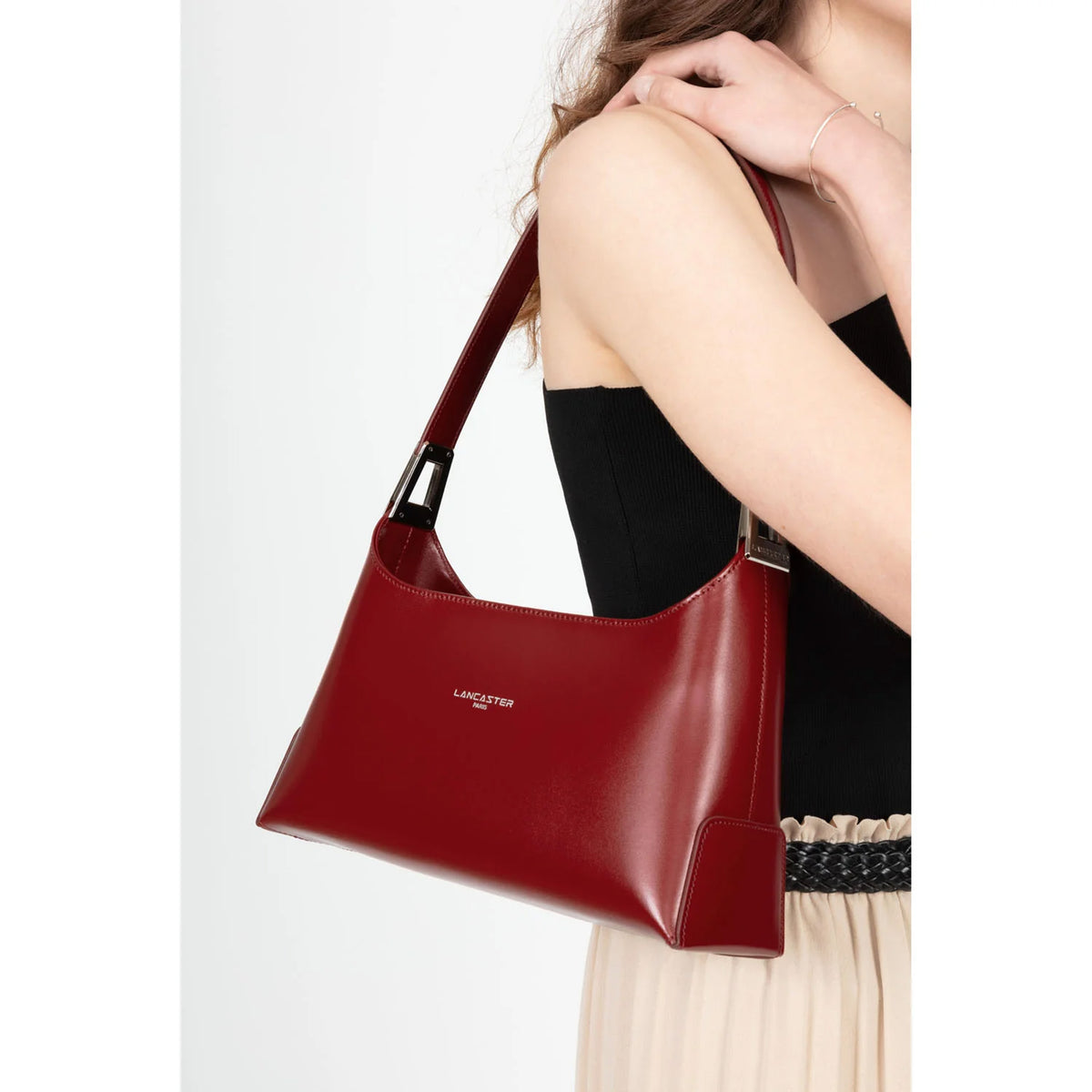 Sac baguette en cuir Suave Ace Lancaster – vue 6