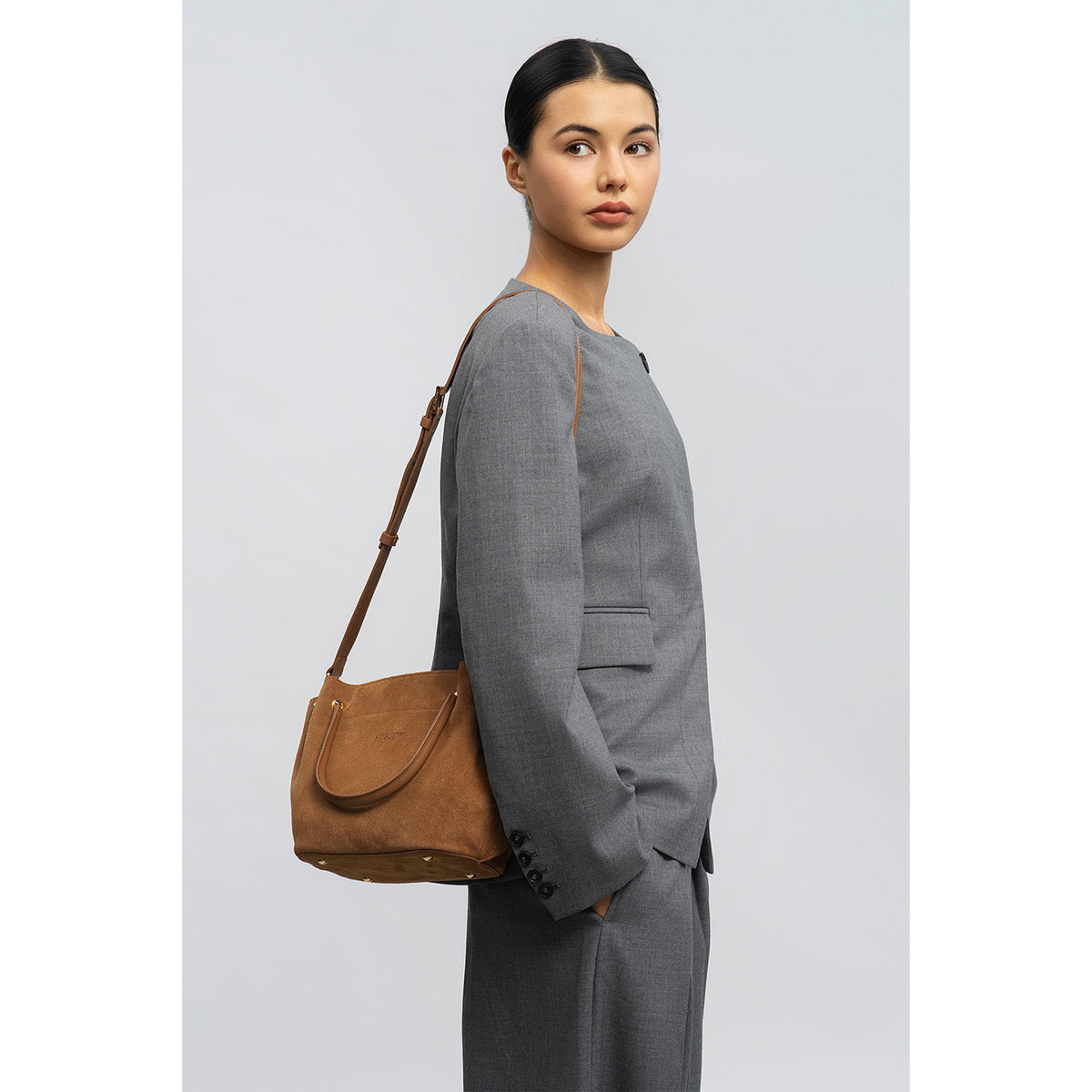 COWHIDE LEATHER BAG
