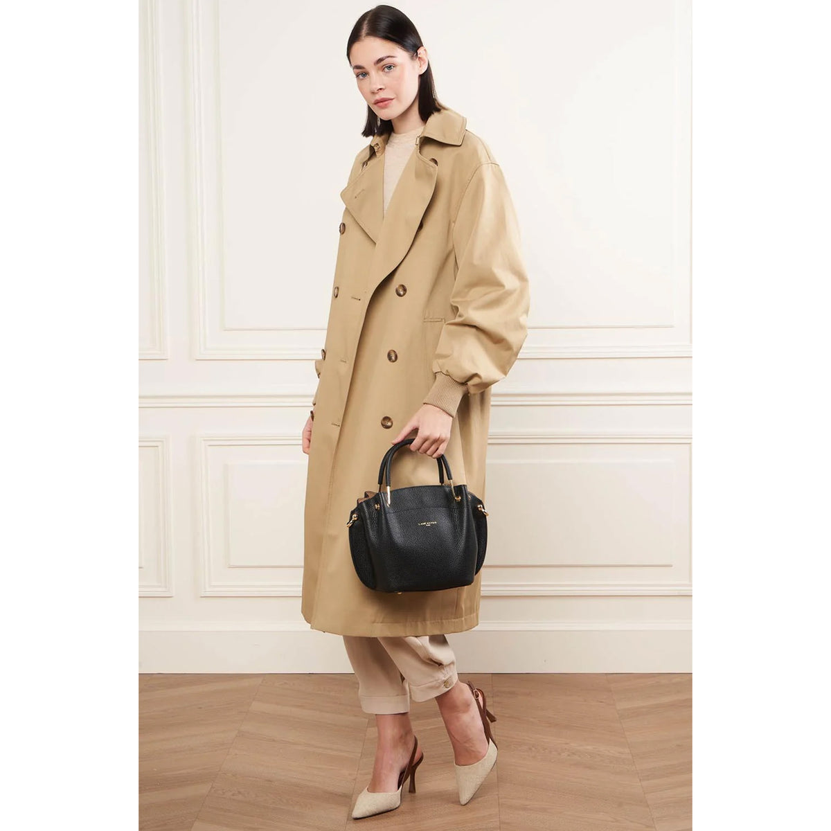 Sac à main Louisa en cuir Foulonné Double Lancaster – vue 5