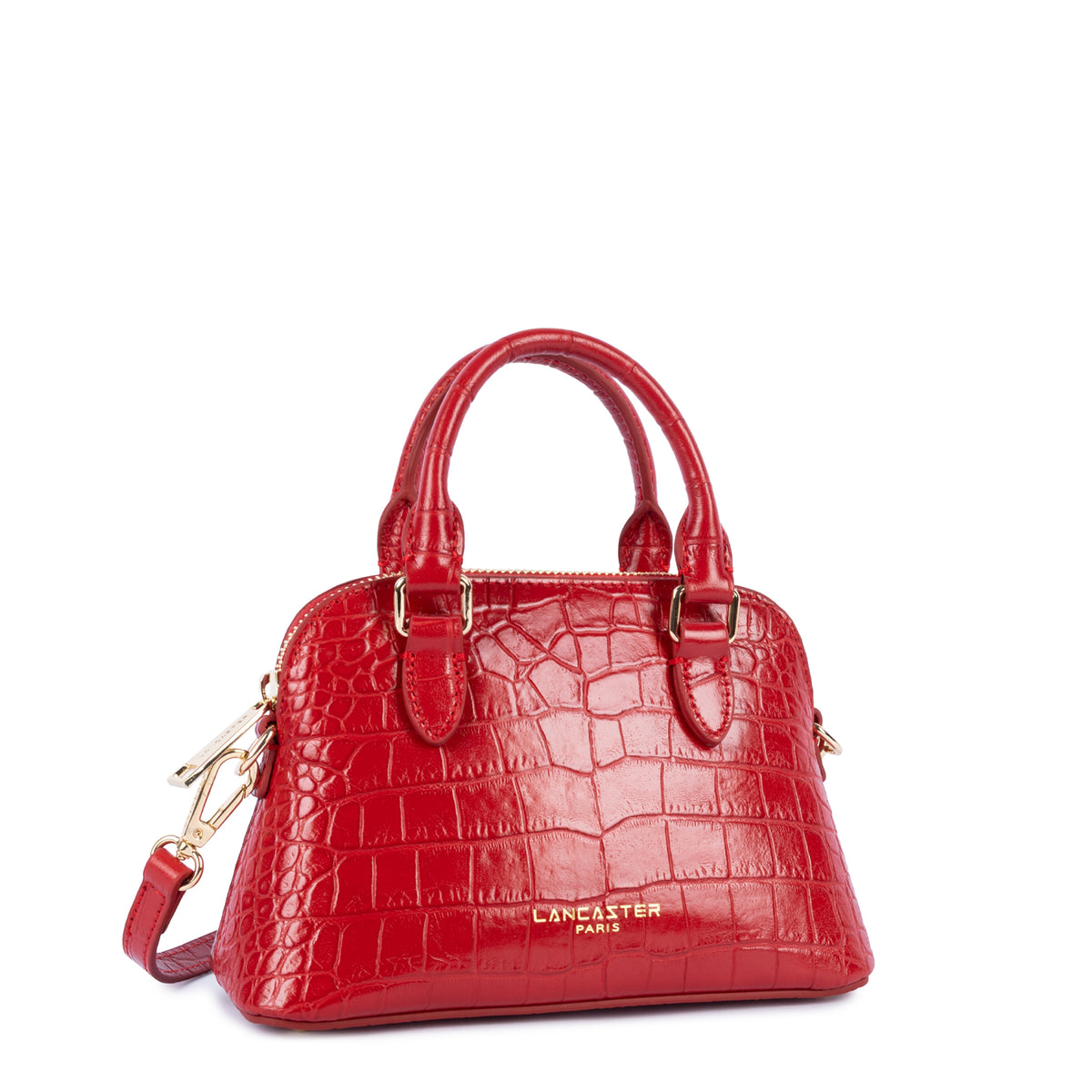Small Exo leather half-moon bag by Lancaster