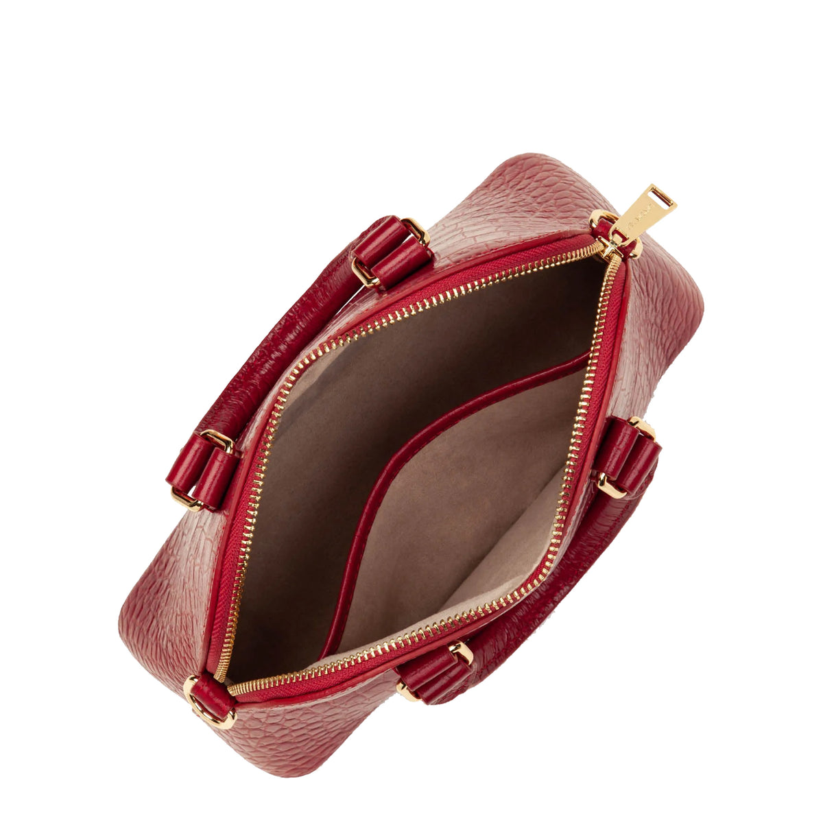 Sac demi lune en cuir Exo Lancaster – vue 4