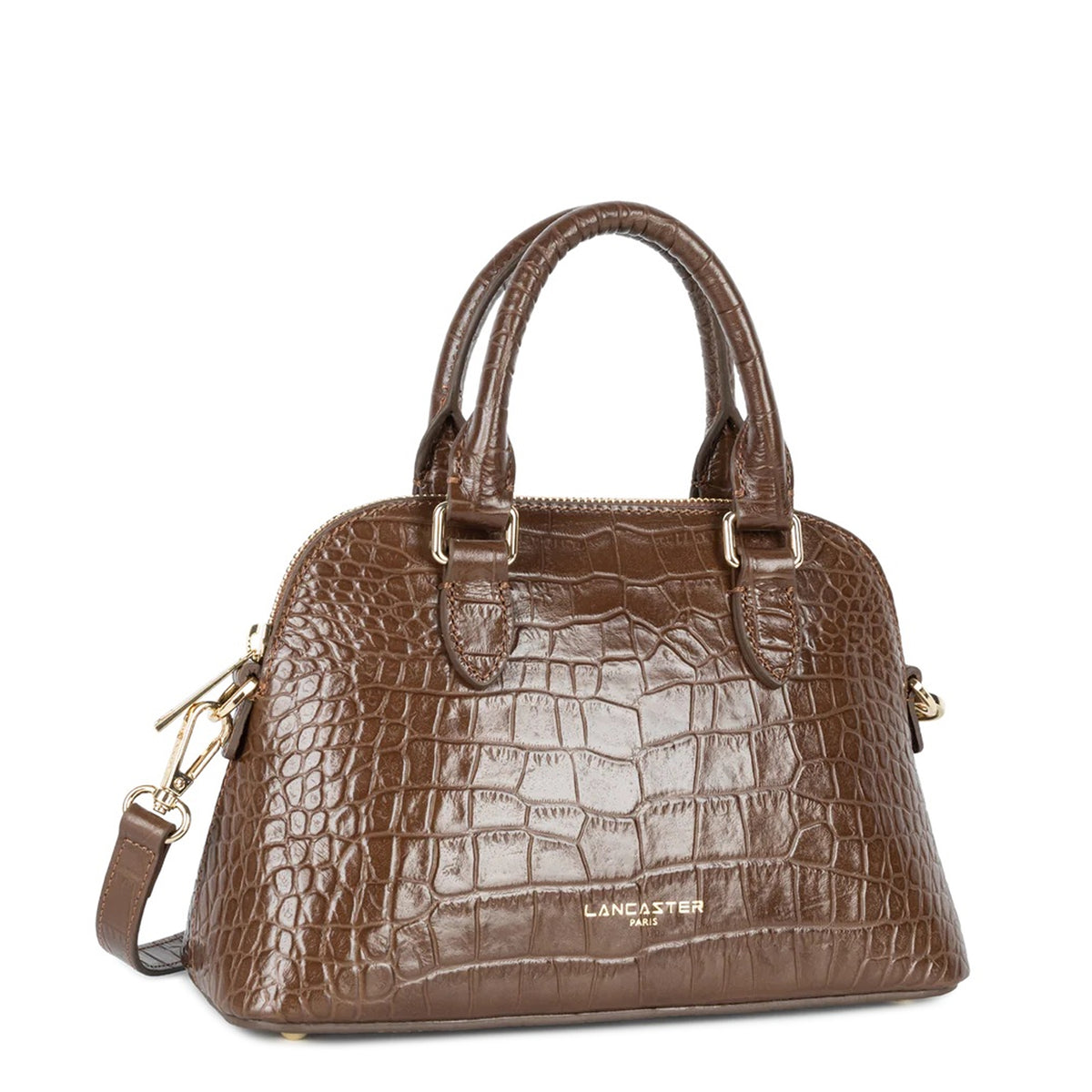 Sac demi lune en cuir Exo Lancaster – vue 2