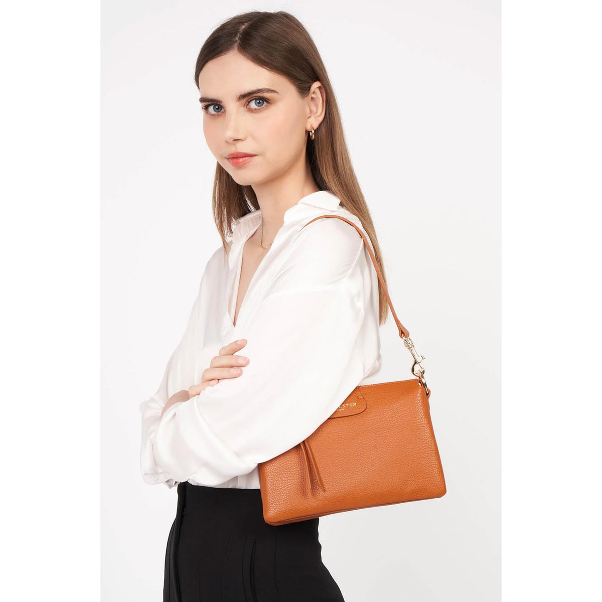 Petite pochette en cuir Dune Lancaster – vue 5