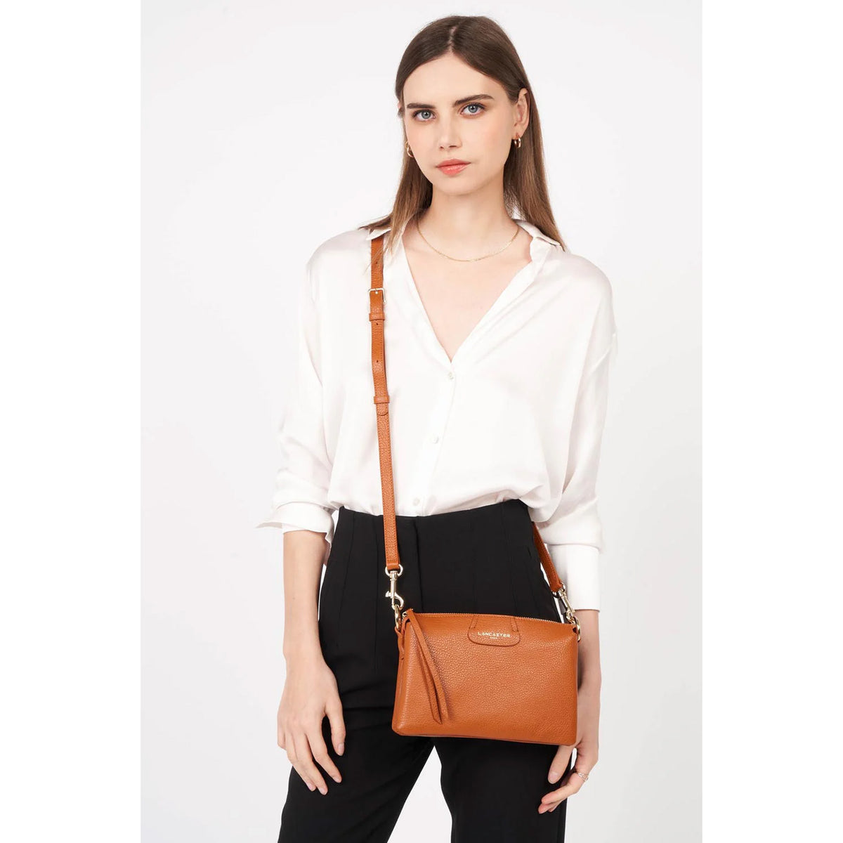 Petite pochette en cuir Dune Lancaster – vue 6