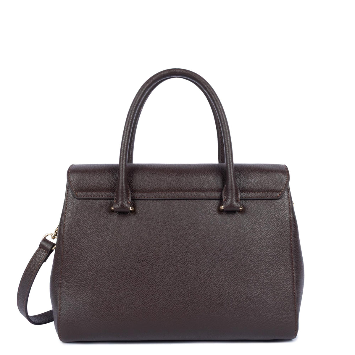 COWHIDE FLAP BAG