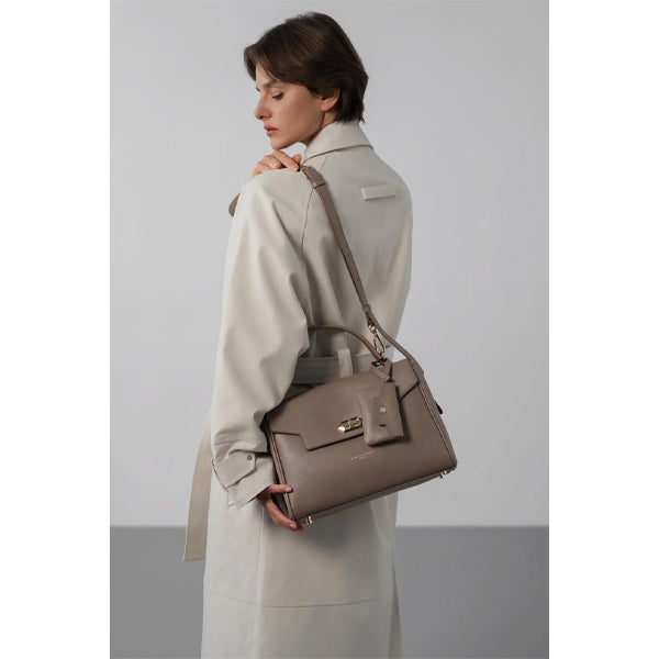 Sac à main en cuir Mademoiselle Grace Lancaster – vue 8
